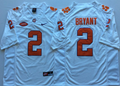 Clemson Tigers White #2 BRYANT Jersey