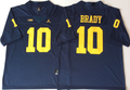 Michigan Wolverines Blue #10 BRADY Jersey