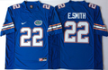 Florida Gators Blue #22 E.SMITH Jersey