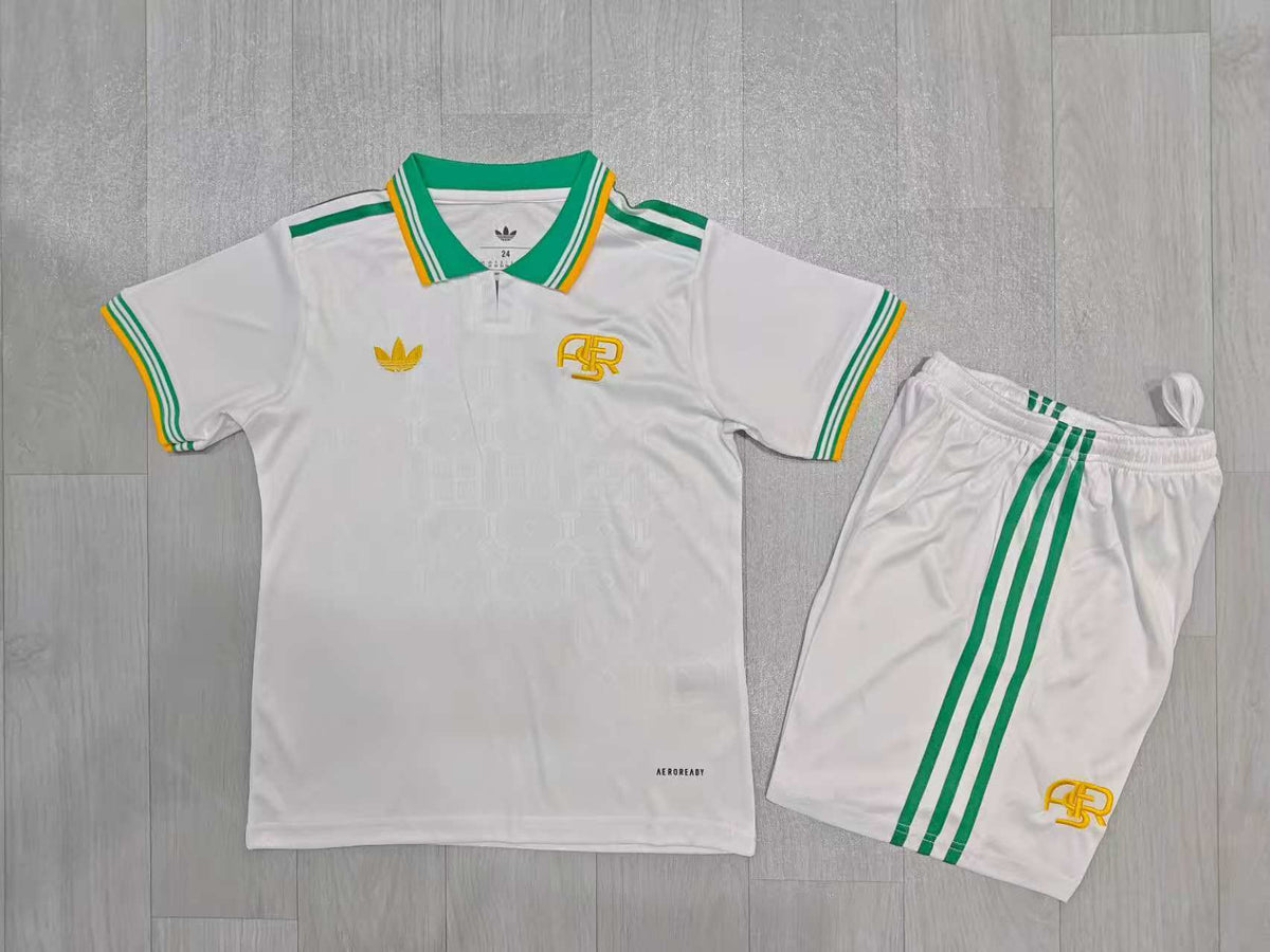 KIDS Adidas AS Roma Retro Second Away Jersey & Shorts Set