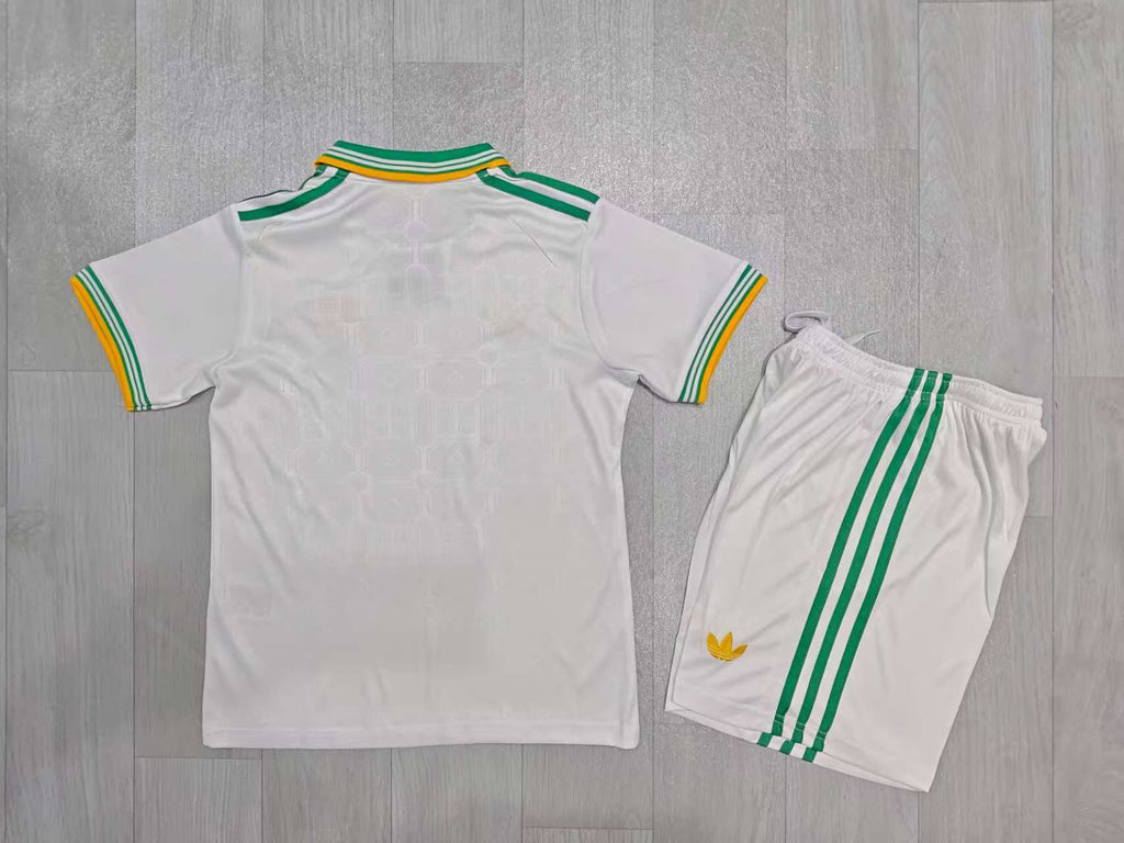 KIDS Adidas AS Roma Retro Second Away Jersey & Shorts Set