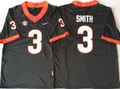 Georgia Bulldogs Black #3 SMITH Jersey