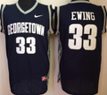 Georgetown Hoyas BLUE #33 EWING Jersey