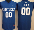Kentucky Wildcats Blue #00 DELK Jersey