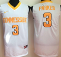 Tennessee Volunteers White #3 PARKER Jersey