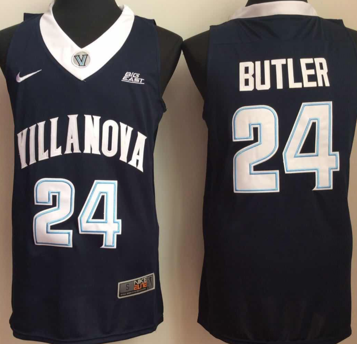 Villanova Wildcats Blue #24 BUTLER Jersey