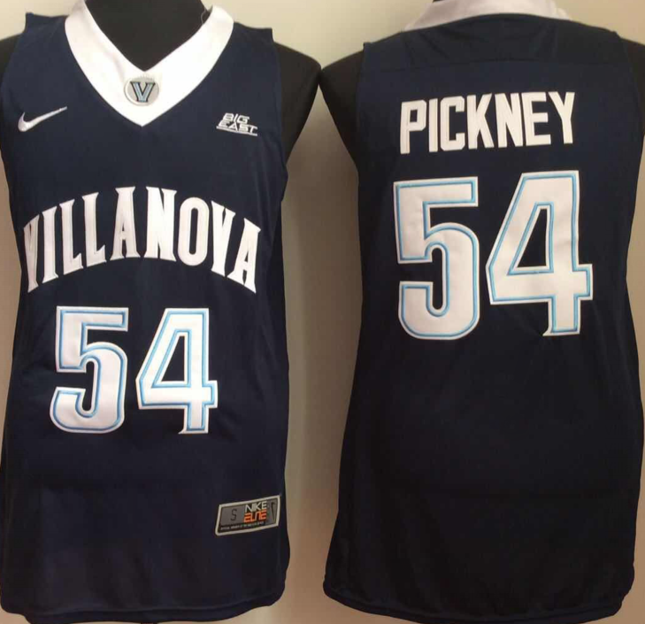 Villanova Wildcats Blue #54 PICKNEY Jersey