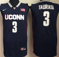 Uconn Huskies #3 Blue TAURASI Jersey
