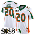 #20 Ed Reed Miami Hurricanes Throwback 2026 CFP Final Florida Stitched Jersey