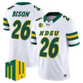 #26 Bison North Dakota State Bison 2026 Vapor Limited Stitched White Jersey