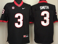 Georgia Bulldogs Black #3 SMITH Jersey