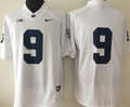 Penn State Nittany Lions White #9 Jersey