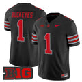 #1 Ohio State Buckeyes Black Stitched College Football Jersey Back Buckeyes