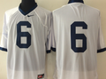 Penn State Nittany Lions White #6 Jersey