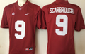 Alabama Crimson Tide Red #9 SCARBROUGH Jersey