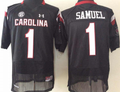 South Carolina Gamecock #1 Black SAMUEL Jersey