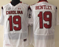 South Carolina Gamecock #19 White BENTLEY Jersey
