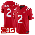 #2 Barney Jr. Nebraska Cornhuskers Red Stitched College Football Jersey