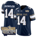 #14 Men T. Dowler Montana State Bobcats Football 2025 National Champions Jersey