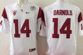 USC Trojans #14 White DARNOLD Jersey