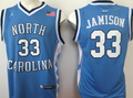 North Carolina Tar Heels Blue #33  JAMISON Jersey