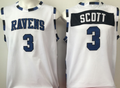 One Tree Hill Ravens White #3 SCOTT Jersey