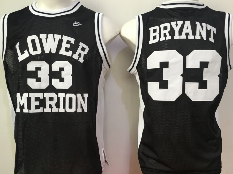 LOWER MERION HIGH SCHOOL Black #33 BRYANT Jersey