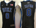 Duke Blue Devils Black #0 TATUM Jersey