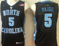 North Carolina Tar Heels Black #5 PAIGE Jersey