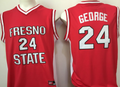 FRESNO STATE BULLDOGS Red #24 GEORGE Jersey