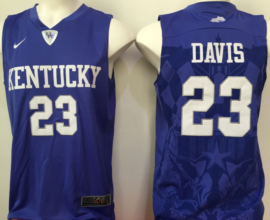 Kentucky Wildcats Purple #23 DAVIS Jersey