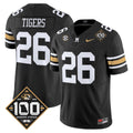 #26 Missouri Tigers Men's 100th Anniversary Black Stitched Football Jersey