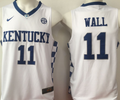 2017 Kentucky Wildcats White #11 WALL Jersey