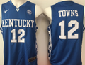 2017 Kentucky Wildcats Blue #12 TOWNS Jersey