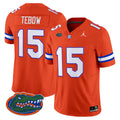 #15 Tim Tebow Florida Gators Jersey 2026 Vapor Limited Stitched Orange