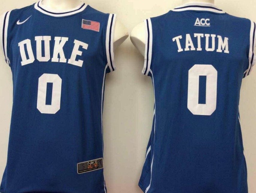 Duke Blue Devils Blue #0 TATUM Jersey