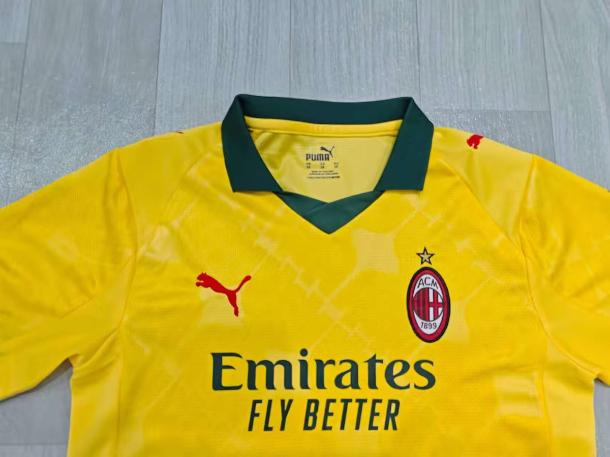KIDS AC Milan   Kit – Yellow/Green
