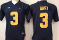 Michigan Wolverines Blue #3 GARY Jersey