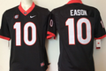 Georgia Bulldogs Black #10 EASON Jersey