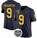 Men's Michigan Wolverines #9 J.J. McCarthy 2024 F.U.S.E. Navy National