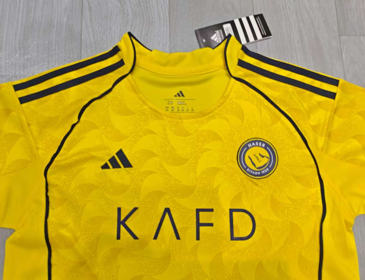 KIDS Al Nassr FC  Home Kit Bright Yellow