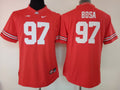Womens Ohio State Buckeyes Red #97 BOSA Jersey