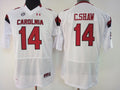 Womens South Carolina Gamecock White #14  C.SHAW Jersey