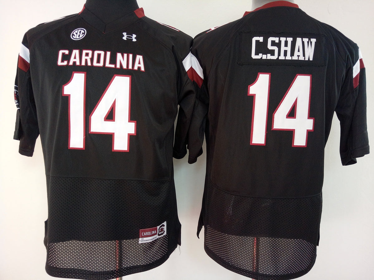 Womens South Carolina Gamecock Black #14 C.SHAW Jersey