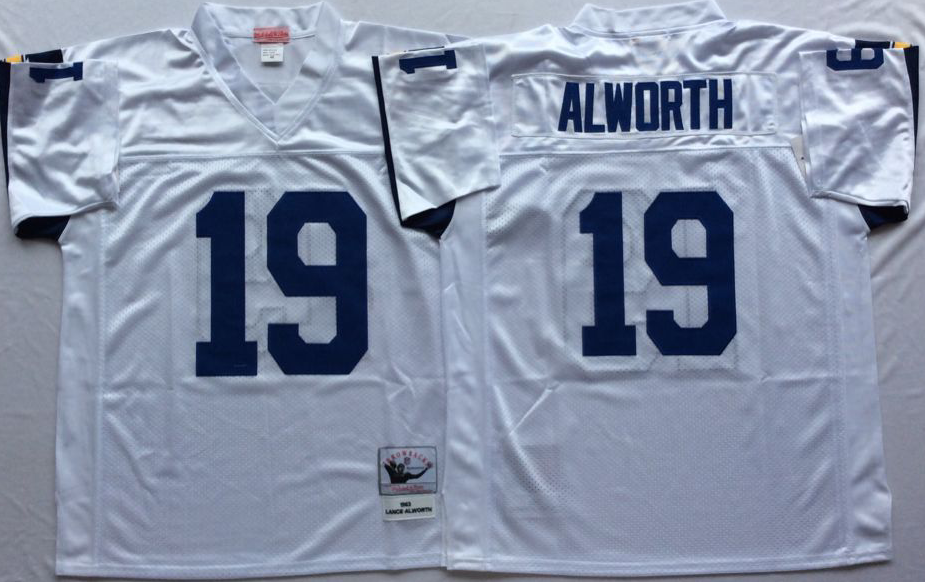 San Diego Chargers White #19 ALWORTH Jersey