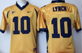 California Golden Bears YELLOW #10 LYNCH Jersey