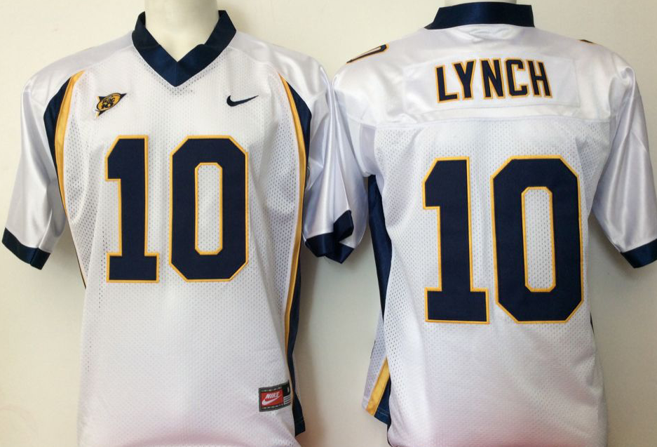 California Golden Bears White #10 LYNCH Jersey