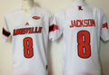 Louisville Cardinals White #8 JACKSON Jersey