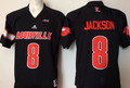 Louisville Cardinals Black #8 JACKSON Jersey