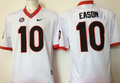 Georgia Bulldogs White #10 EASON Jersey